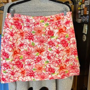 EP Pro Skort Women’s 14 Stretch Floral Golf Athletic Skirt with Pockets